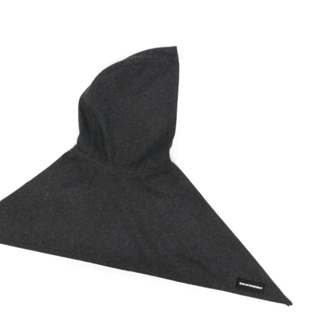 Ruslan Baginsky Houstka Headscarf in Dark Gray - Picture 3 of 7